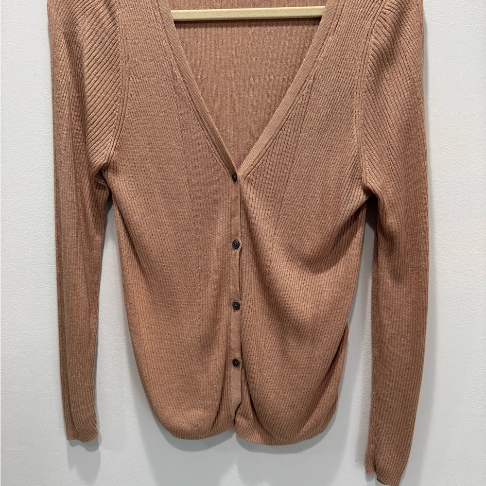 Banana Republic Women's Camel V-Neck Cardigan
